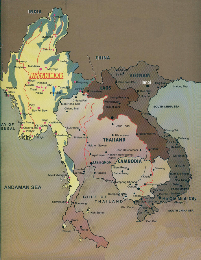 mapa-tailândia-myanmar-birmania-cambodja-vietnã